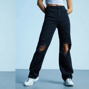 PacSun Black Ripped '90s Boyfriend Jeans